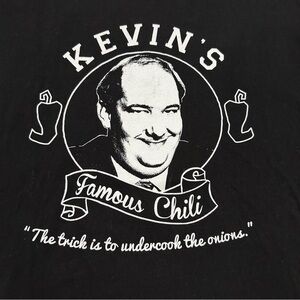 The Office Black Graphic T-shirt Kevin's Famous Chili Men’s Size XL